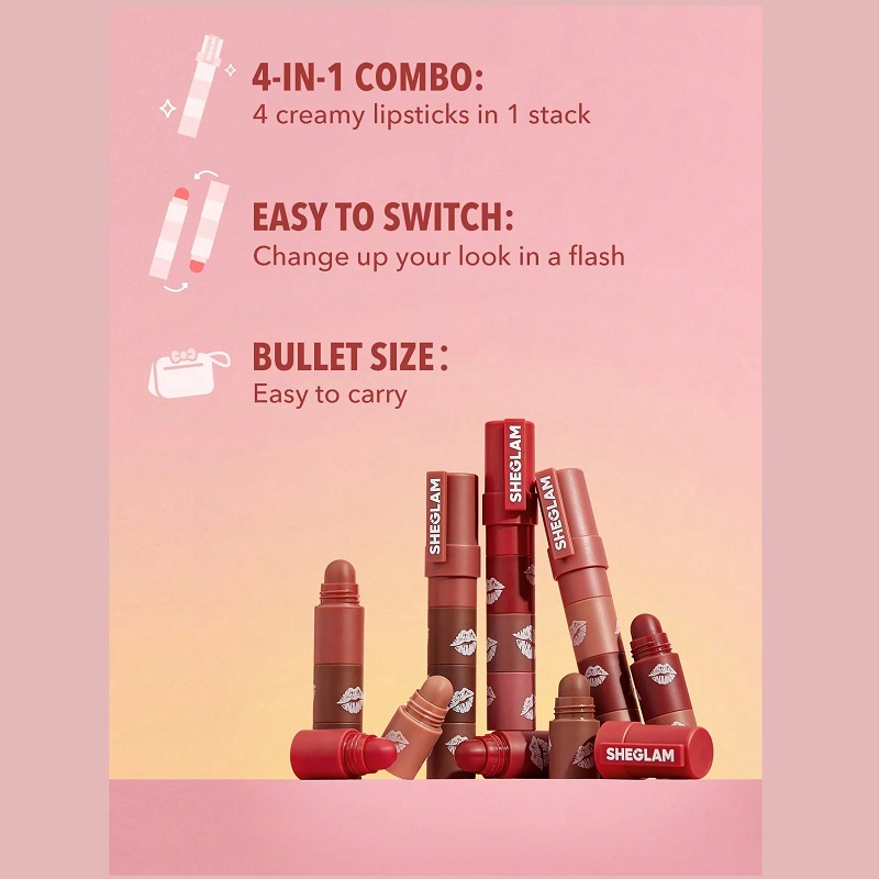 رژ لب 4 در 1 Mega lip شیگلم