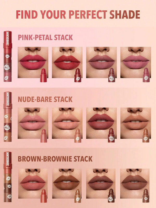 رژ لب 4 در 1 Mega lip شیگلم