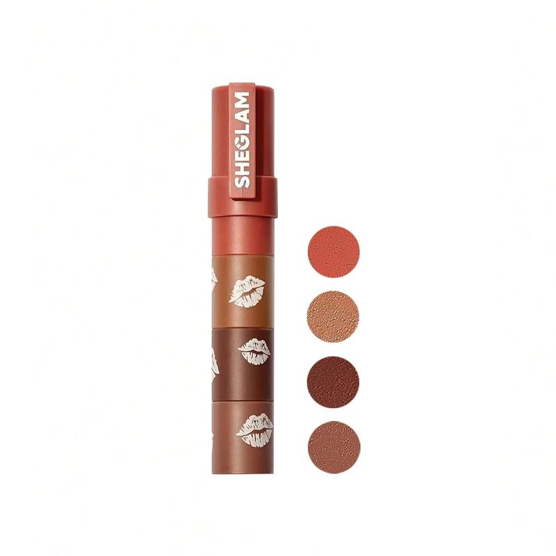 رژ لب 4 در 1 Mega lip شیگلم brownie stack