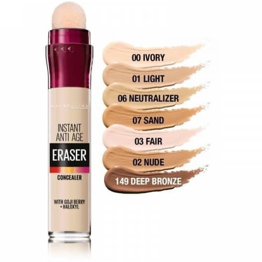 کانسیلر ضد چروک و تیرگی Eraser میبلین