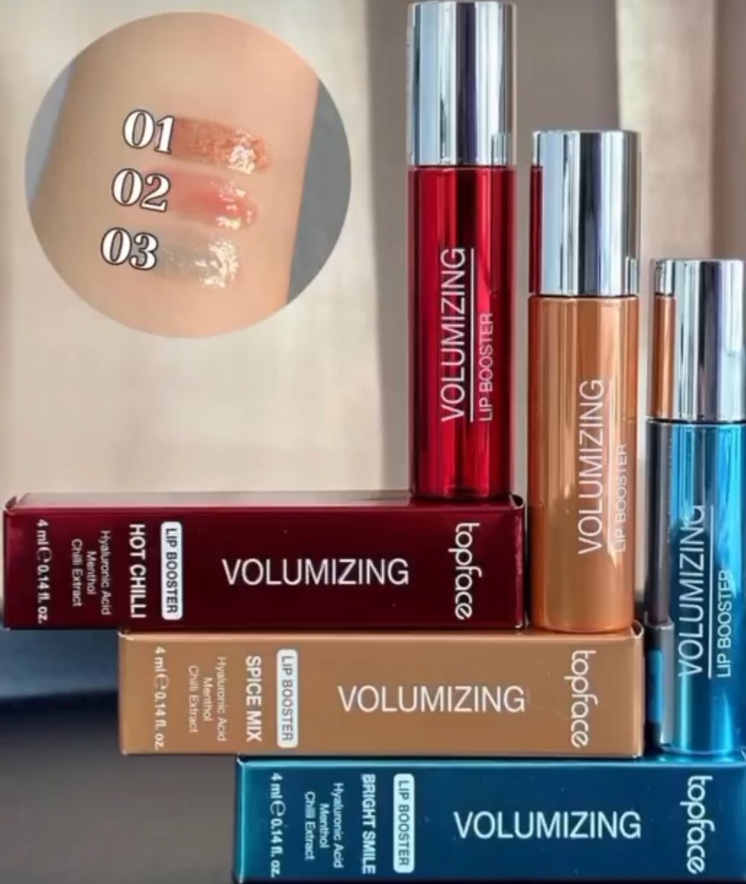 حجم دهنده لب lip booster تاپ فیس