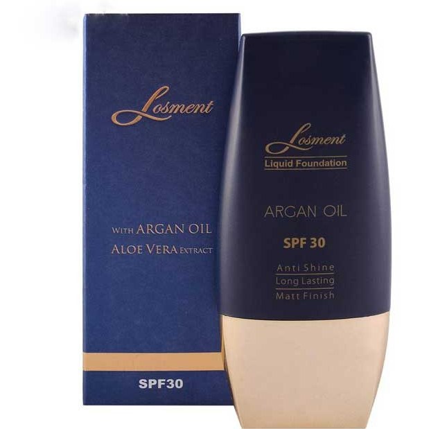 کرم پودر تیوپی روغن آرگان دارای SPF 30 لوسمنت 30 میل