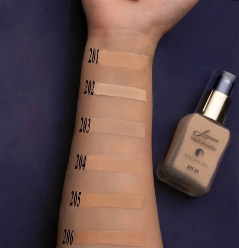 کرم پودر شیشه ای Spf30 حاوی روغن آرگان و آلوئه ورا مناسب پوست معمولی تا خشک لوسمنت 35 میل