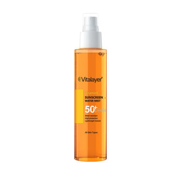 اسپری ضد آفتاب Vitamine C ‌بدون رنگ SPF50 مناسب برای انواع پوست 150 میل