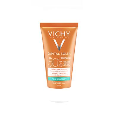 ضد آفتاب فلوئیدی بی رنگ درای تاچ مناسب پوست مختلط تا چرب SPF50 ویشی 50 میل