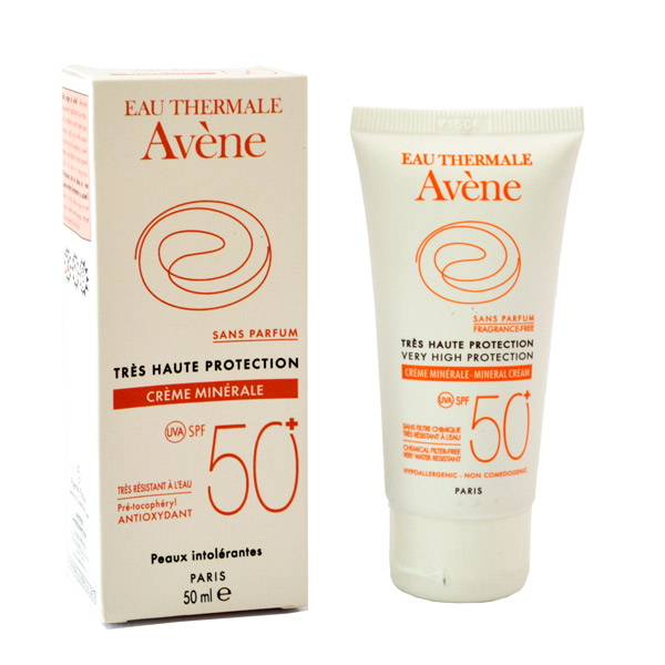 کرم ضد آفتاب رنگی مینرال SPF 50+ مناسب پوست حساس اون 50 میل