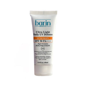 کرم ضد آفتاب SPF50 کلاژن و الاستین ‌مناسب برای انواع پوست‌ بارین بیوتی 60 میلی
