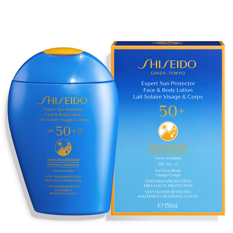 لوسیون ضد آفتاب صورت و بدن SPF50+ شیسیدو