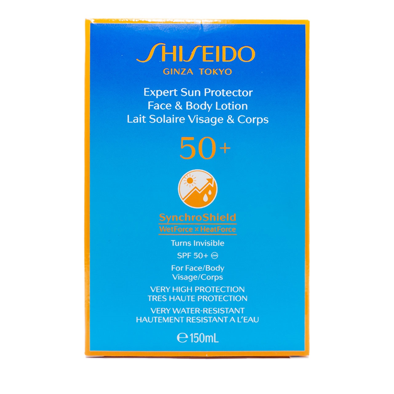 لوسیون ضد آفتاب صورت و بدن SPF50+ شیسیدو