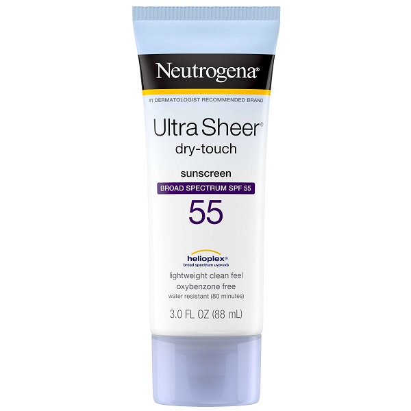 کرم ضد آفتاب SPF 55 Ultra Sheer نوتروژینا فاقد چربی 88 میل