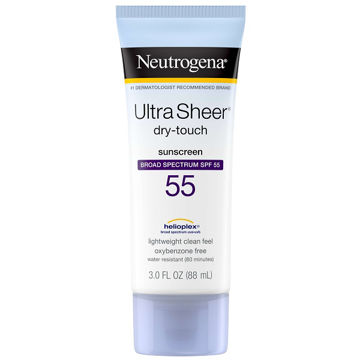 کرم ضد آفتاب SPF 55 Ultra Sheer نوتروژینا فاقد چربی 88 میل