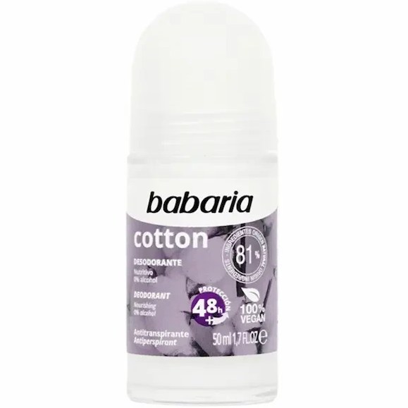 مام رول ضد تعریق پنبه cotton باباریا 50 میل