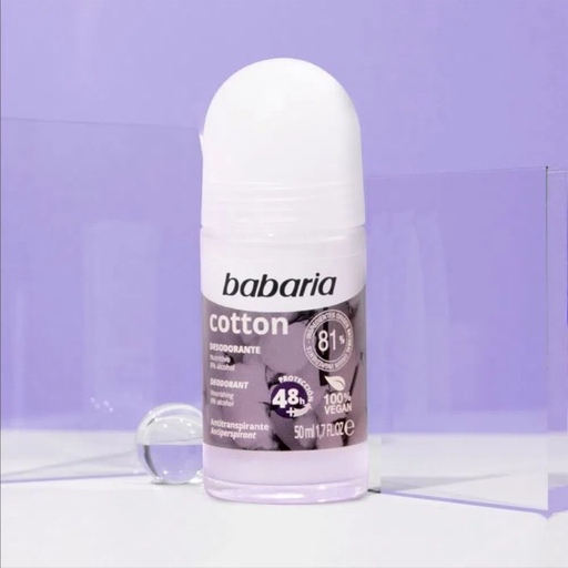 مام رول ضد تعریق پنبه cotton باباریا 50 میل