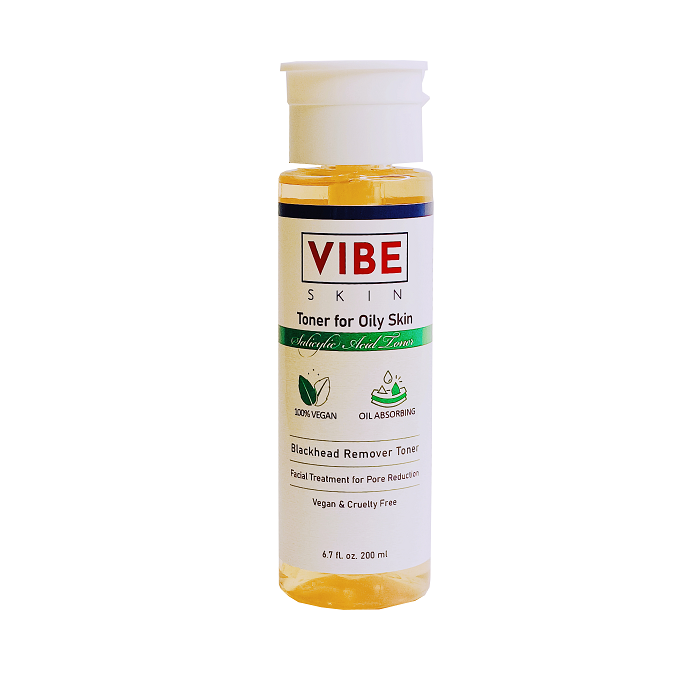 تونر ضد منافذ باز Vibe Skin مناسب پوست چرب و مختلط 200 میل