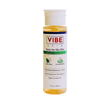 تونر ضد منافذ باز Vibe Skin مناسب پوست چرب و مختلط 200 میل