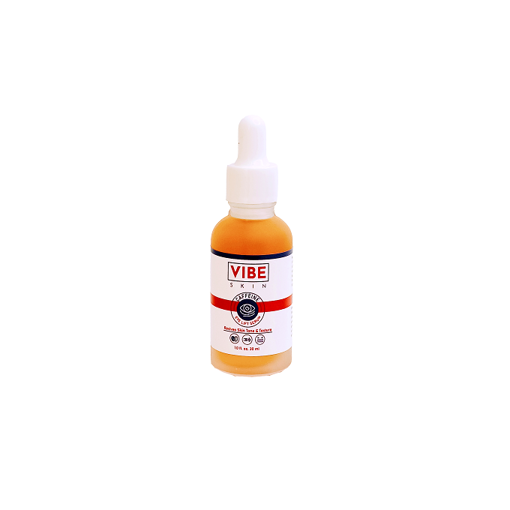 سرم دور چشم کافئین و کلاژن Vibe Skin جوانساز، ضد پف و تیرگی 30 میل
