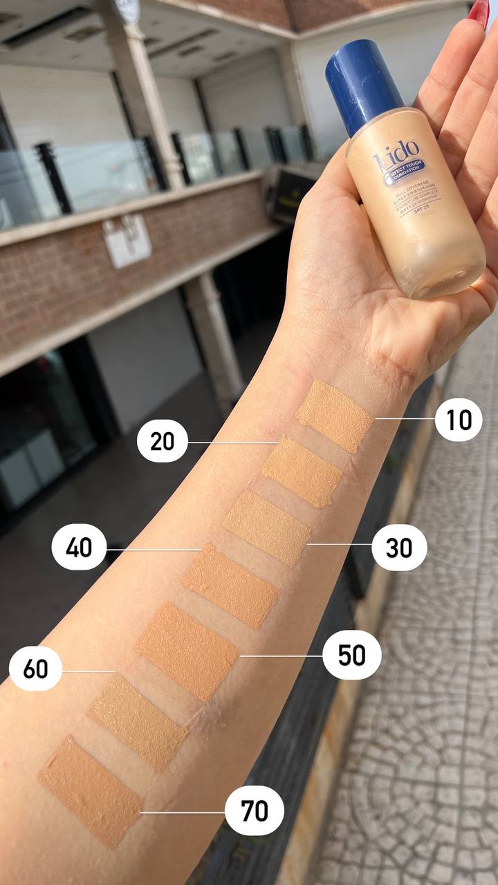 کرمپودر پرفکت تاچ spf 25 لیدو