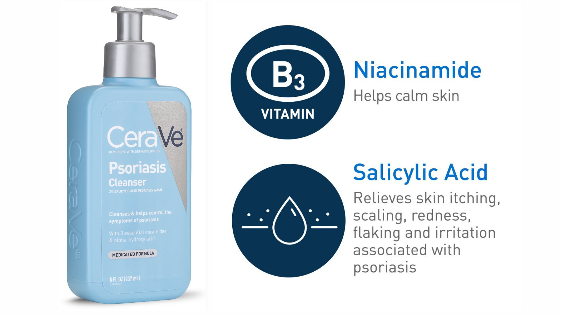ژل شستشو سراوی مدل Psoriasis Cleanser حجم 237 میل