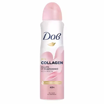 اسپری دئودورانت زنانه ضدتعریق بدن مدل Pro Collagen داو حجم 150میل