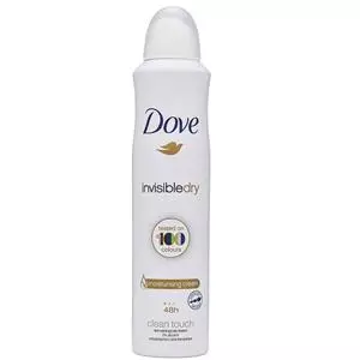 اسپری دئودورانت زنانه ضدتعریق بدن مدل invisible dry داو حجم 150 میل