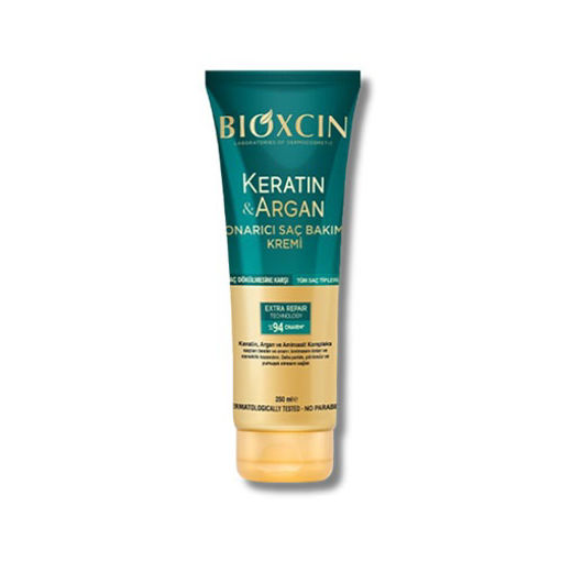 کرم مو داخل حمام نرم کننده و ترمیم کننده حاوی عصاره آرگان و کراتین (سبز) بیوکسین 250 میل