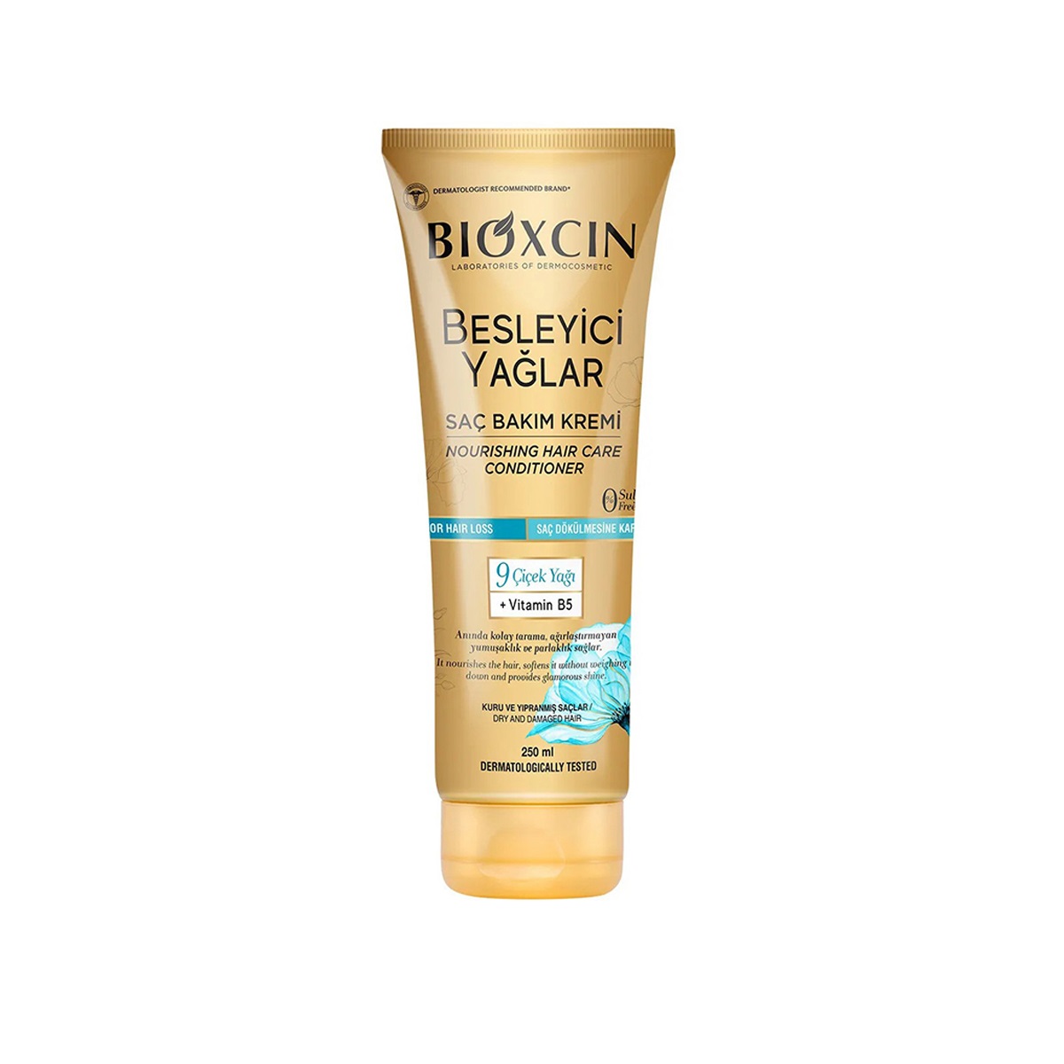 کرم مو داخل حمام حاوی 9روغن مغذی مناسب موهای خشک و آسیب دیده بیوکسین 250 میل