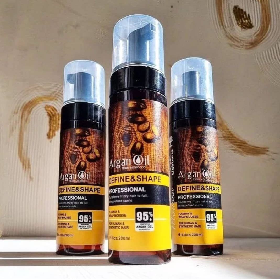 موس مو حالت‌دهنده حاوی روغن ارگان مراکشی لایتنس 200 میل