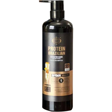 شامپو مناسب موهای کراتین شده و اکستنشن شده پروتئین برزیلی 900 میل