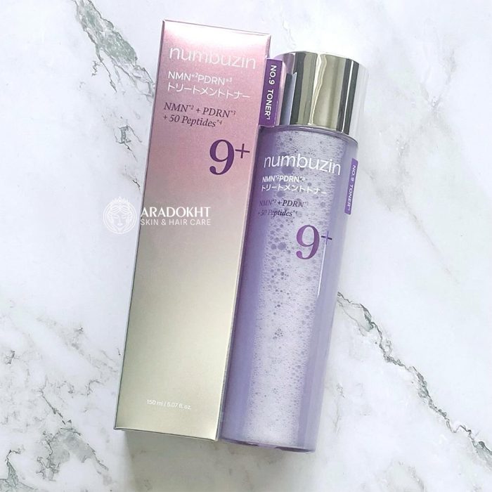 تونر درخشان کننده تقویت کننده و ضد چروک +NAD و PDRN شماره 9 نامبوزین 150 میل